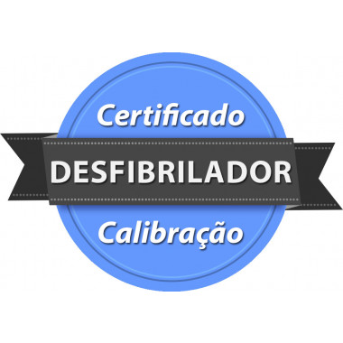 Calibração rastreada para Desfibrilador