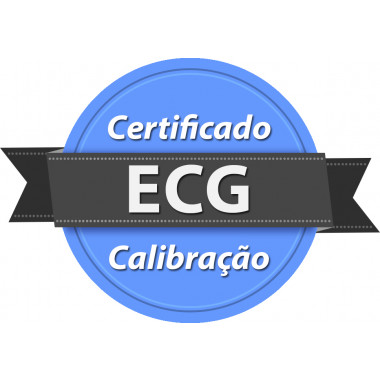 Calibração rastreada para ECG Eletrocardiógrafo