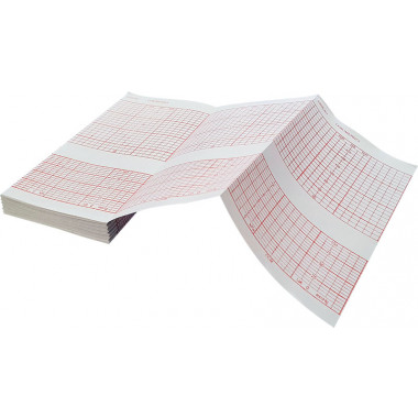 Papel Termossensível Sanfonado para Cardiotocógrafo Edan F-3 - 152x90x150 folhas