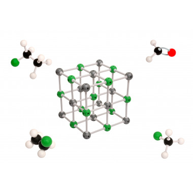 Modelo Molecular Avançado Orgânico e Inorgânico com 810 Peças