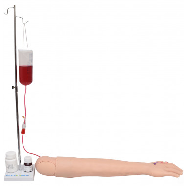 Braço para Treino de Injeção Intravenosa Muscular I.V e I.M