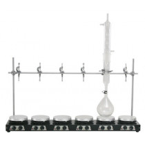 Agitador Magnético com Aquecimento para 6 provas de até 4L (Fisatom 752A-6) Agitador Magnético com Aquecimento para 6 provas de até 4L (Fisatom 752A-6)