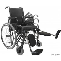 Cadeira de Rodas D400 com opção de Apoio de Panturrilha Cadeira de Rodas D400 com opção de Apoio de Panturrilha