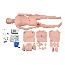 Manequim Bissexual Adulto Avançado de 1,70 cm P/ Habilidades em Enfermagem Manequim Bissexual Adulto Avançado de 1,70 cm P/ Habilidades em Enfermagem
