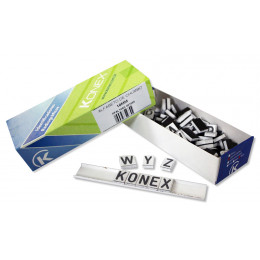 Alfabeto de chumbo de 10mm