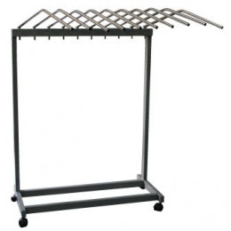 Porta Avental Plumbífero Móvel Tipo Cabide Para 10 Aventais