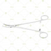 Pinça Faure curva hemostática 20cm - 8 1/4"
