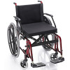 Cadeira de Rodas Confort Elite Obeso 52cm Vinho Metálico Cap. 130kg - Prolife