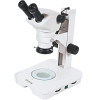 Microscópio Estereoscópico Binocular Aumento 8 X ~ 200X e Iluminação Transmitida e Refletida LED 2W
