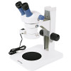 Microscópio Estereoscópico Binocular Zoom de 0,7X até 3X Aumento 7 X ~ 30X e Iluminação Refletida 8W Fluorescente