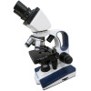 Microscópio Biológico Binocular c/ Dupla Iluminação e Aumento de 40x a 2000x LED