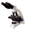 Microscópio Biológico Binocular com Ampliação de 40x até 1000x Iluminação LED e Suporte para Bateria Recarregável
