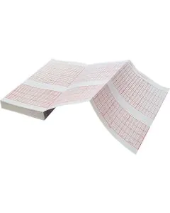 Papel Termossensível Sanfonado para Cardiotocógrafo Edan F-3 - 152x90x150 folhas